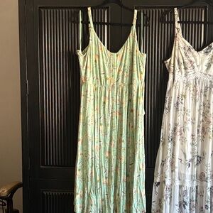 Torrid Mint Floral Maxi Dress